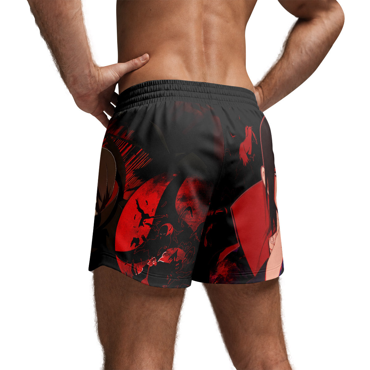  Naruto Itachi Akatsuki Grappling Shorts