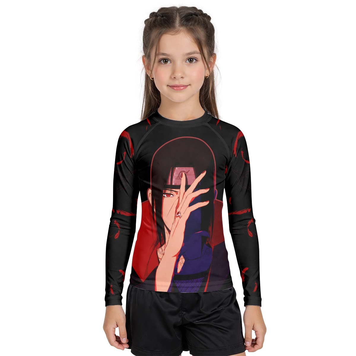 Naruto Itachi Akatsuki Kid Rash Guard