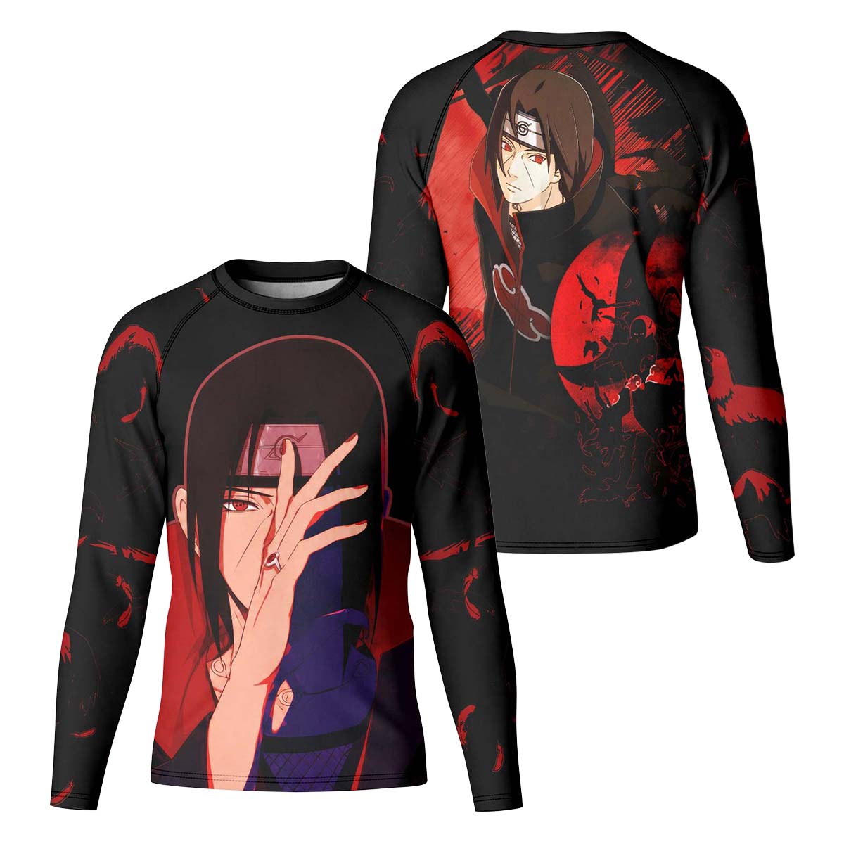 Naruto Itachi Akatsuki Kid Rash Guard