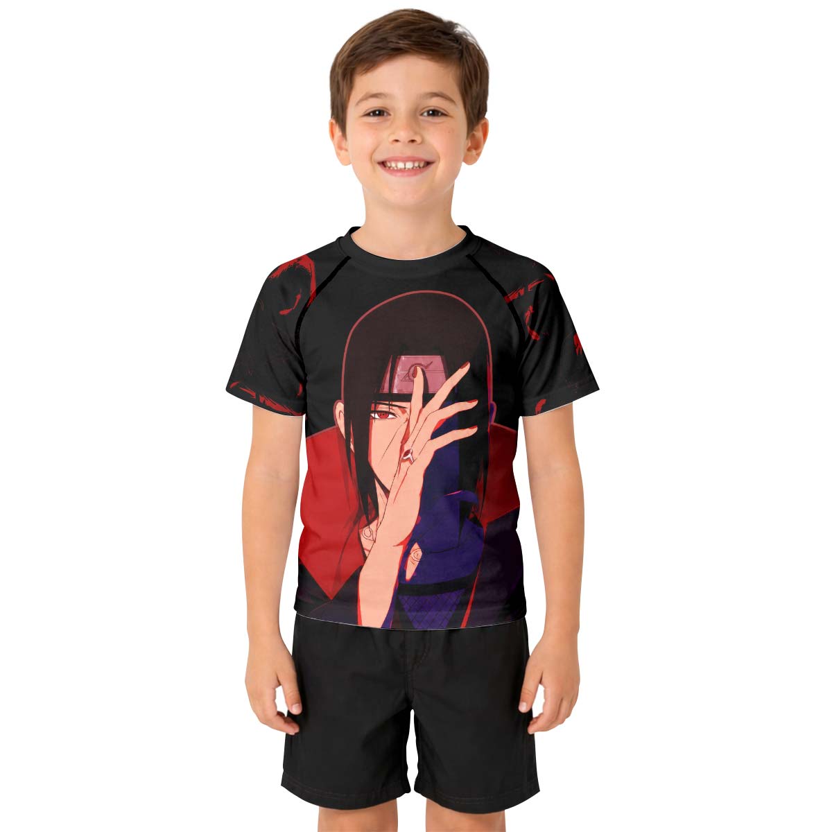  Naruto Itachi Akatsuki Kid Rash Guard