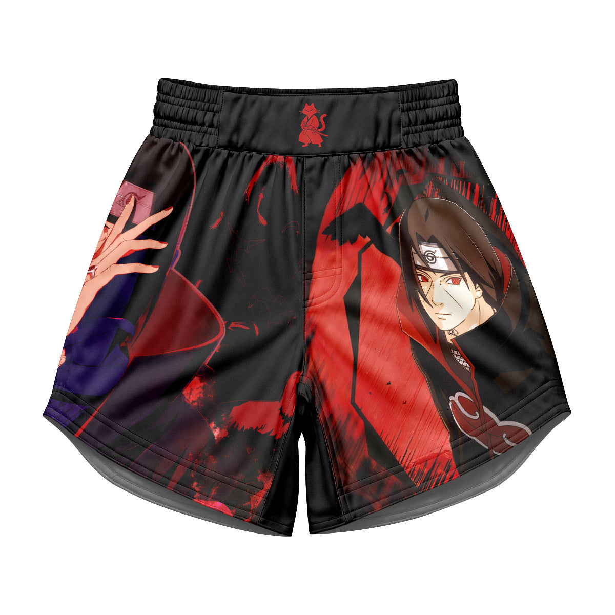 Naruto Itachi Akatsuki Kids Grappling Shorts