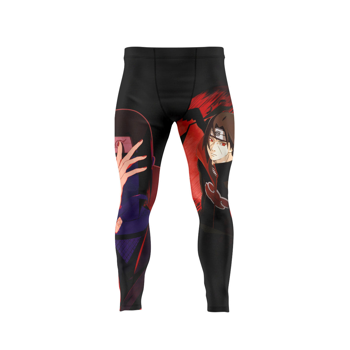  Naruto Itachi Akatsuki Men's Compression Leggings