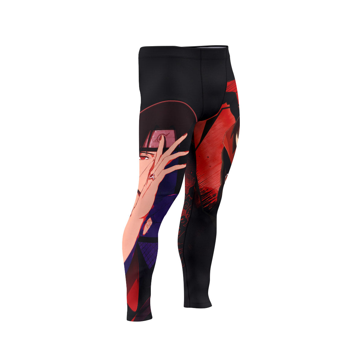  Naruto Itachi Akatsuki Men's Compression Leggings