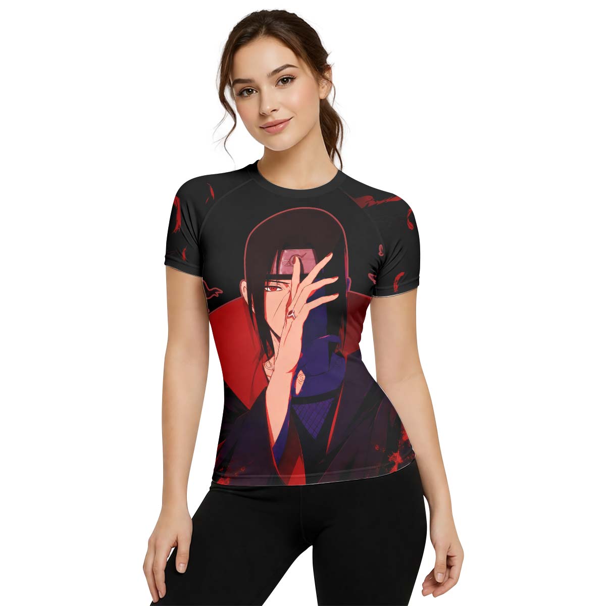  Naruto Itachi Akatsuki Rash Guard