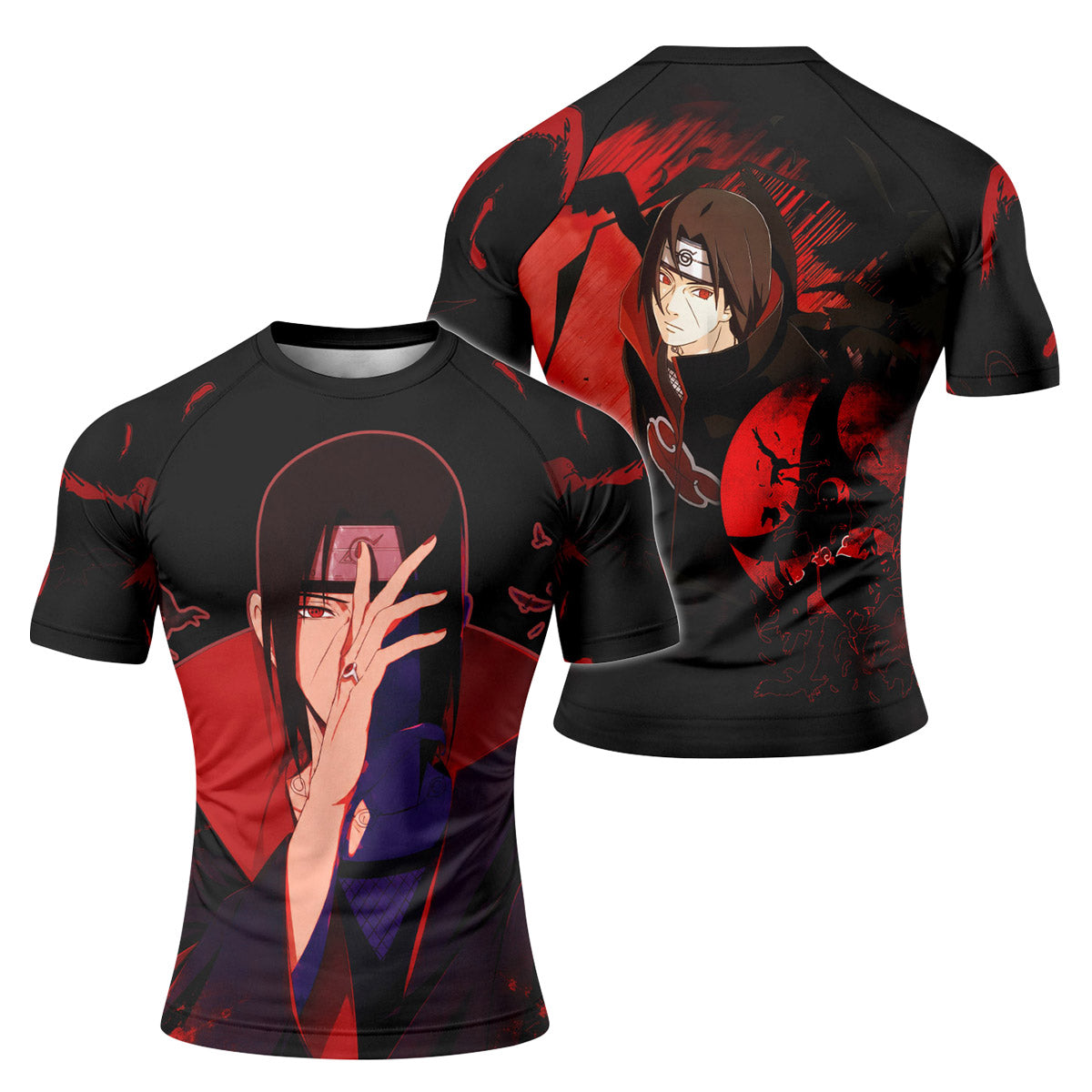 Naruto Itachi Akatsuki Rash Guard