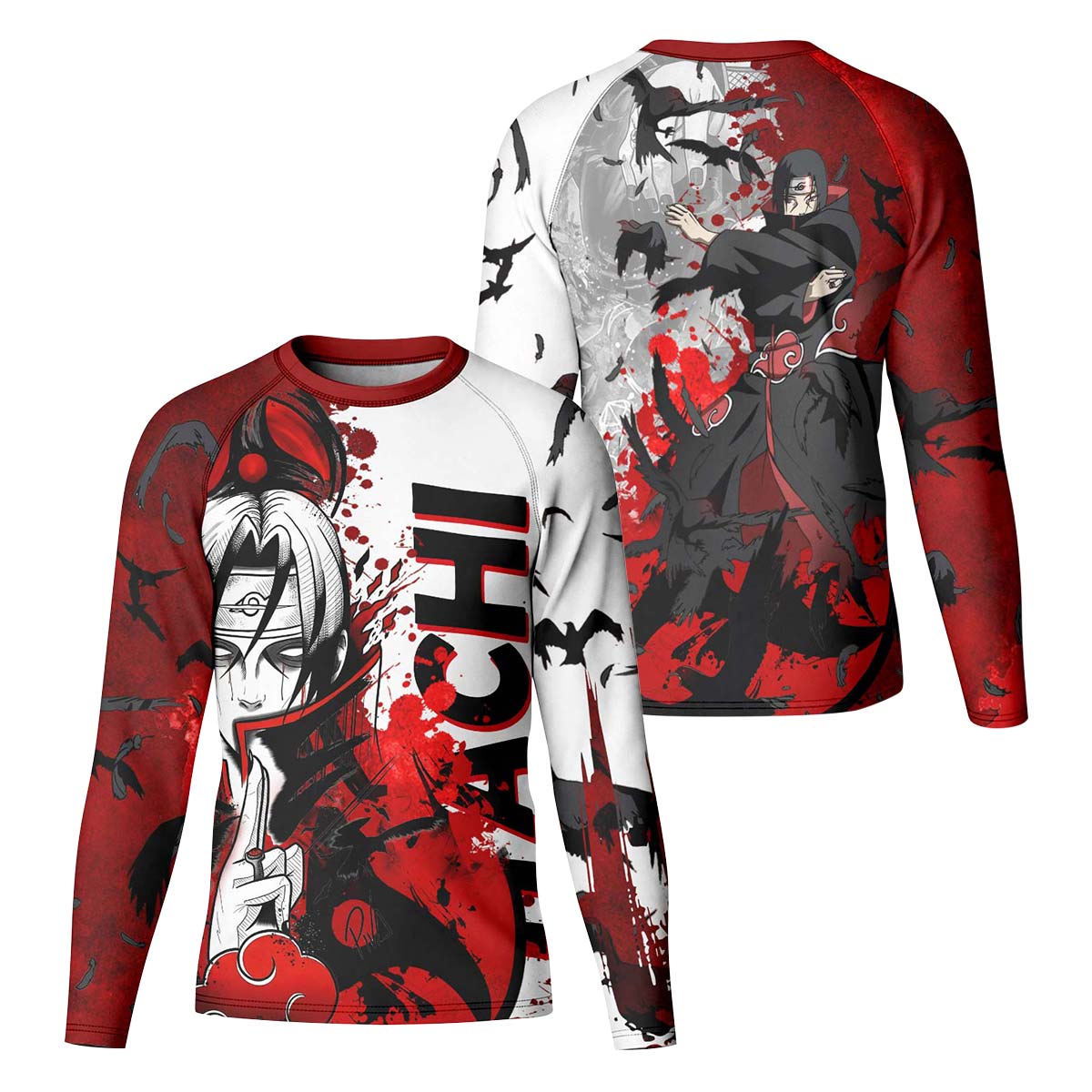 Naruto Itachi Genjutsu Kid Rash Guard
