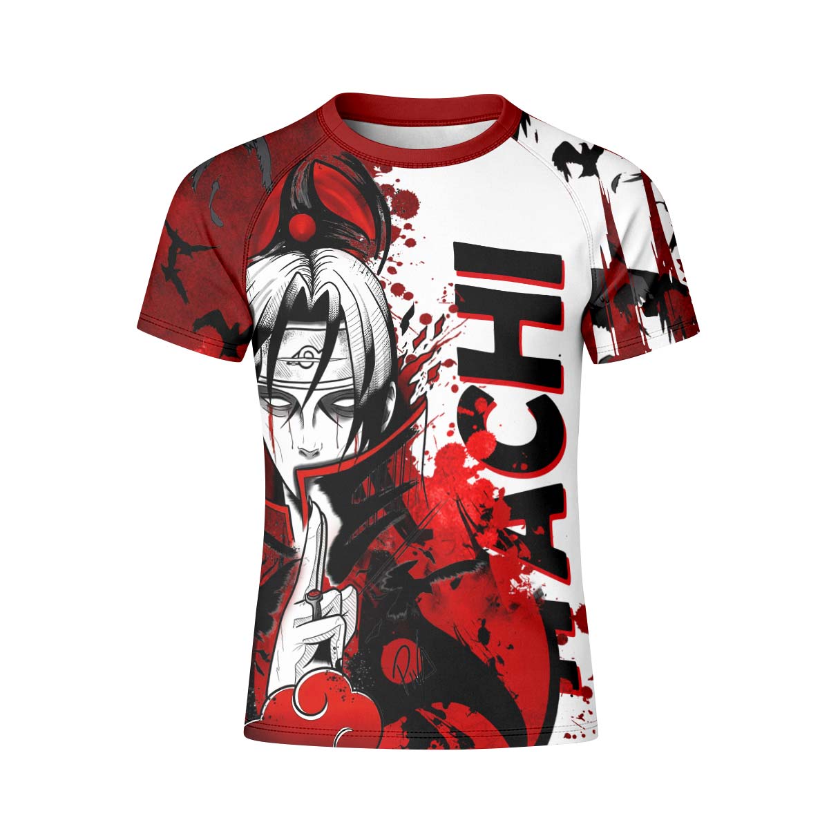 Naruto Itachi Genjutsu Kid Rash Guard