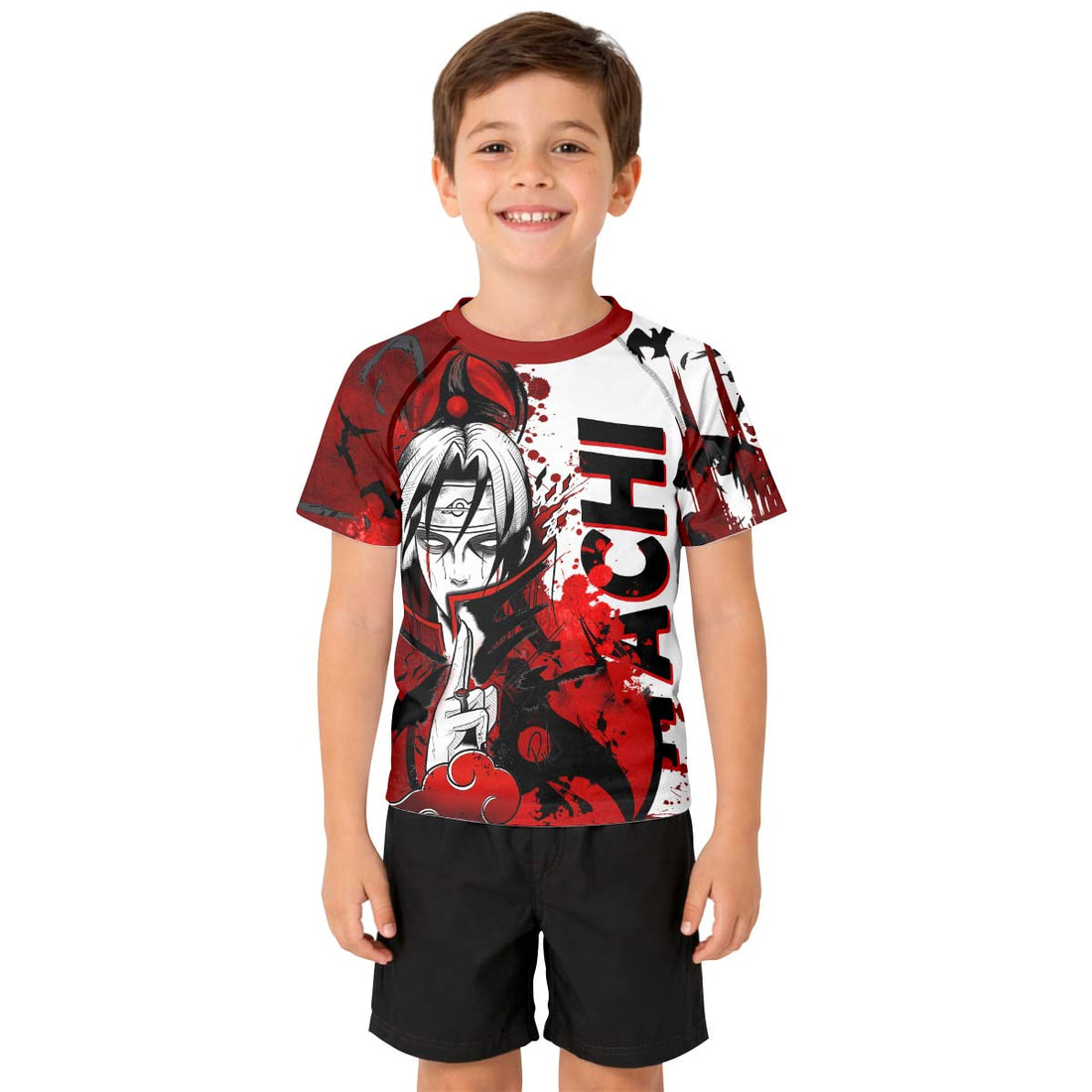  Naruto Itachi Genjutsu Kid Rash Guard