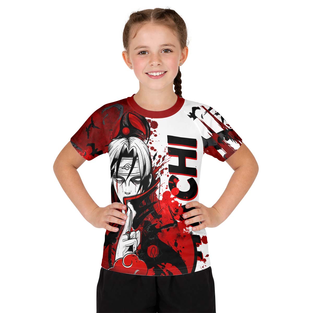  Naruto Itachi Genjutsu Kid Rash Guard