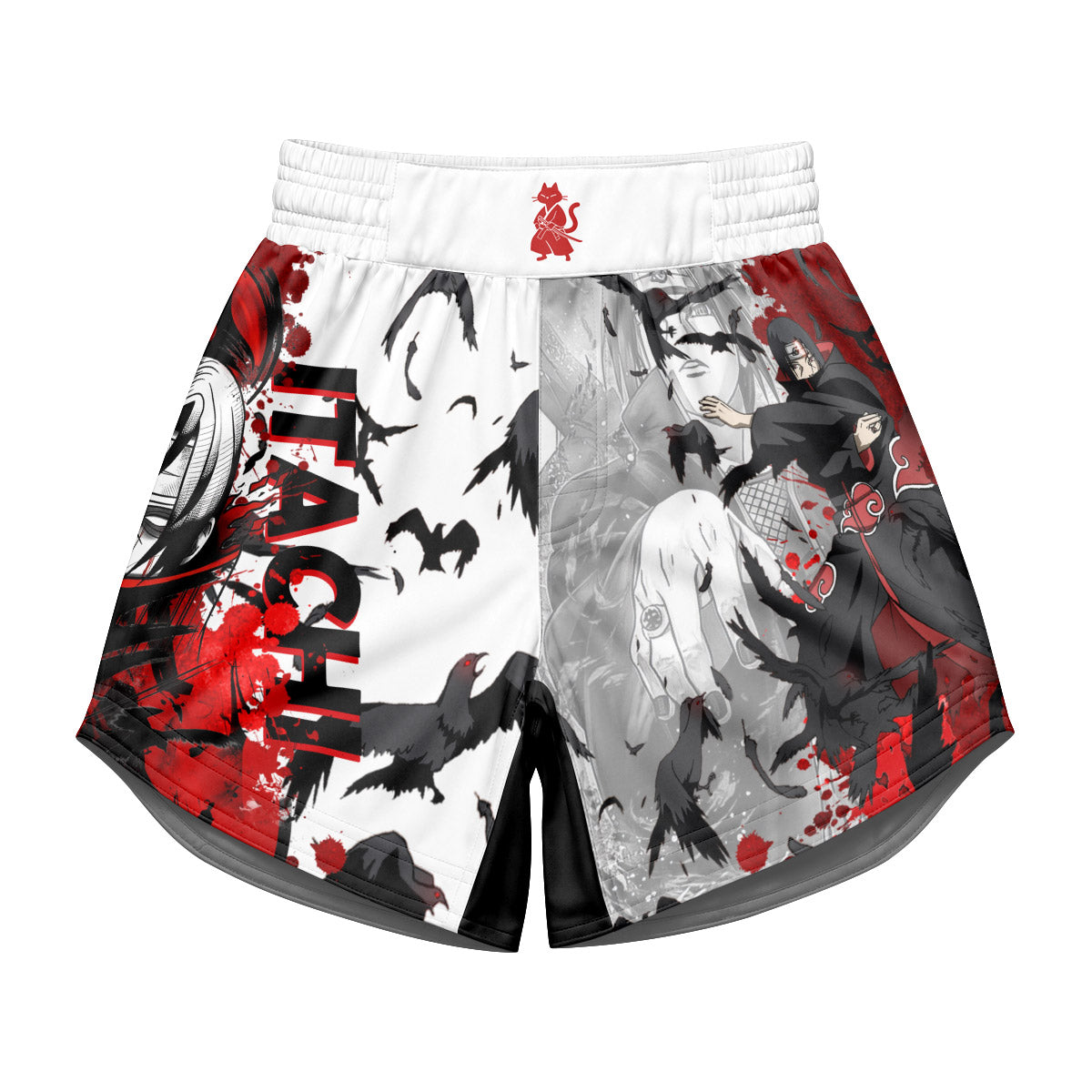 Naruto Itachi Genjutsu Kids Grappling Shorts