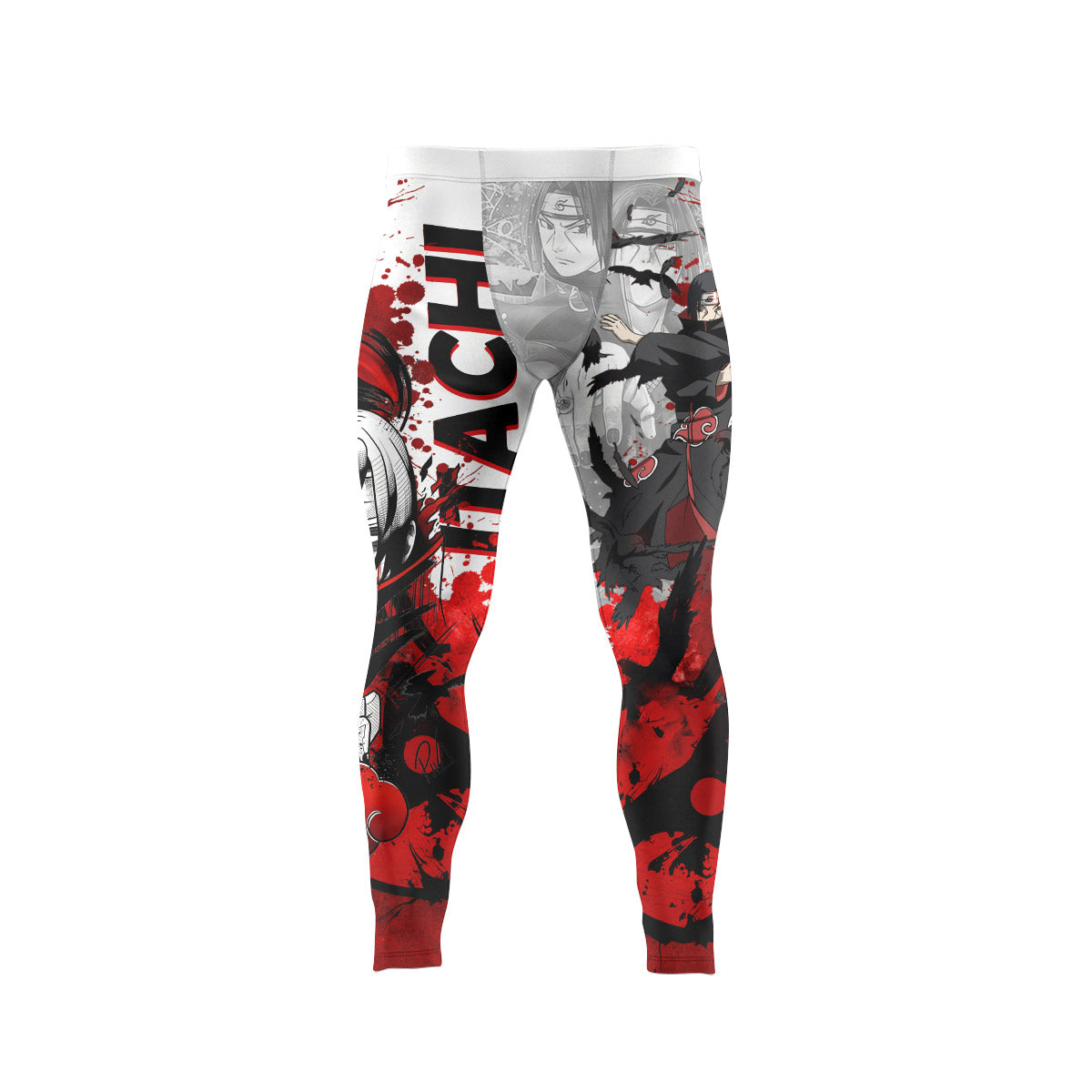  Naruto Itachi Genjutsu Men's Compression Leggings