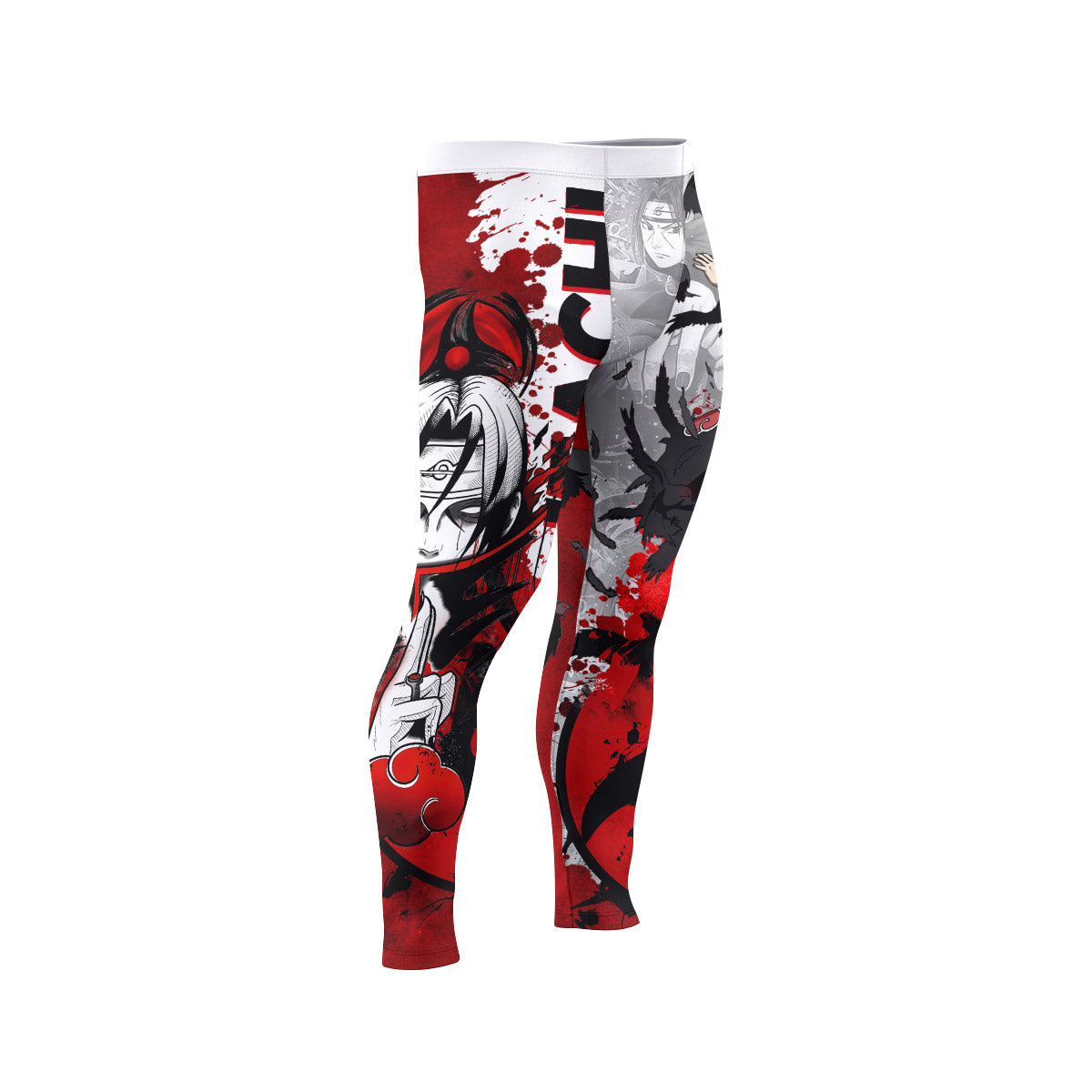  Naruto Itachi Genjutsu Men's Compression Leggings