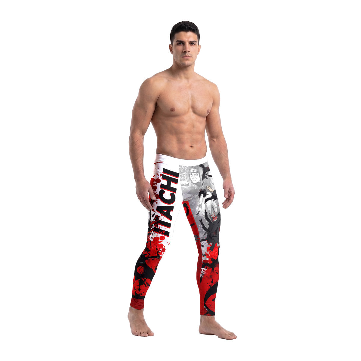  Naruto Itachi Genjutsu Men's Compression Leggings