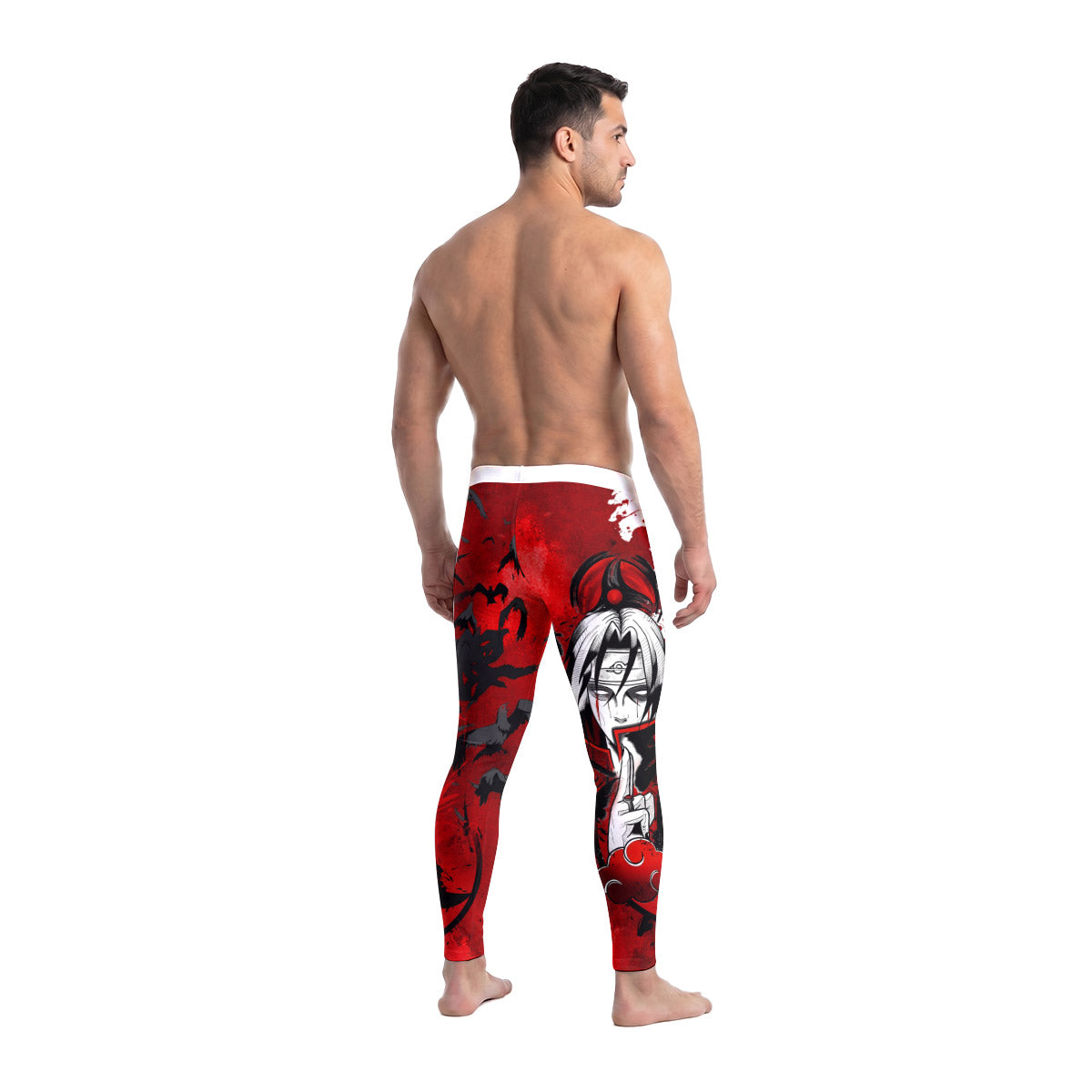  Naruto Itachi Genjutsu Men's Compression Leggings