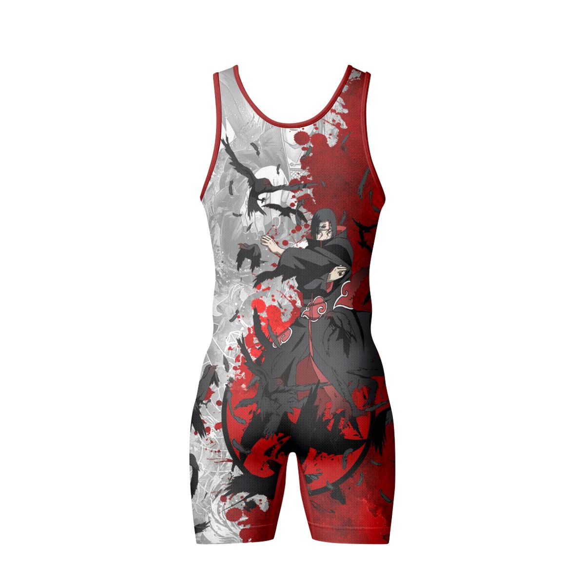  Naruto Itachi Genjutsu Wrestling Singlet