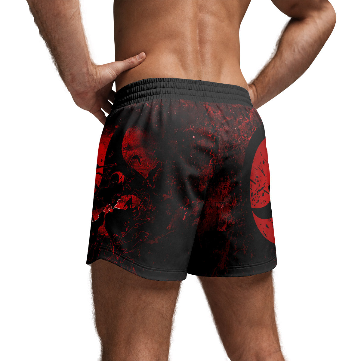  Naruto Itachi Sharingan Grappling Shorts