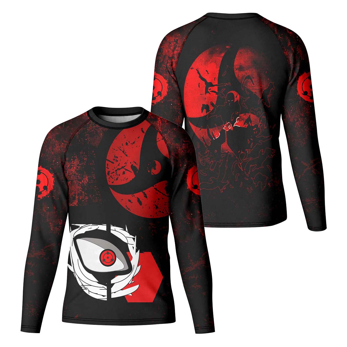 Naruto Itachi Sharingan Kid Rash Guard