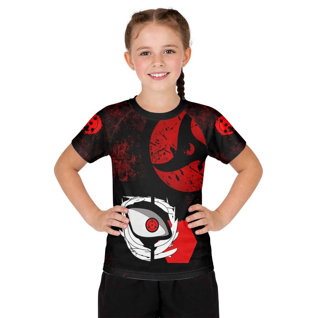  Naruto Itachi Sharingan Kid Rash Guard