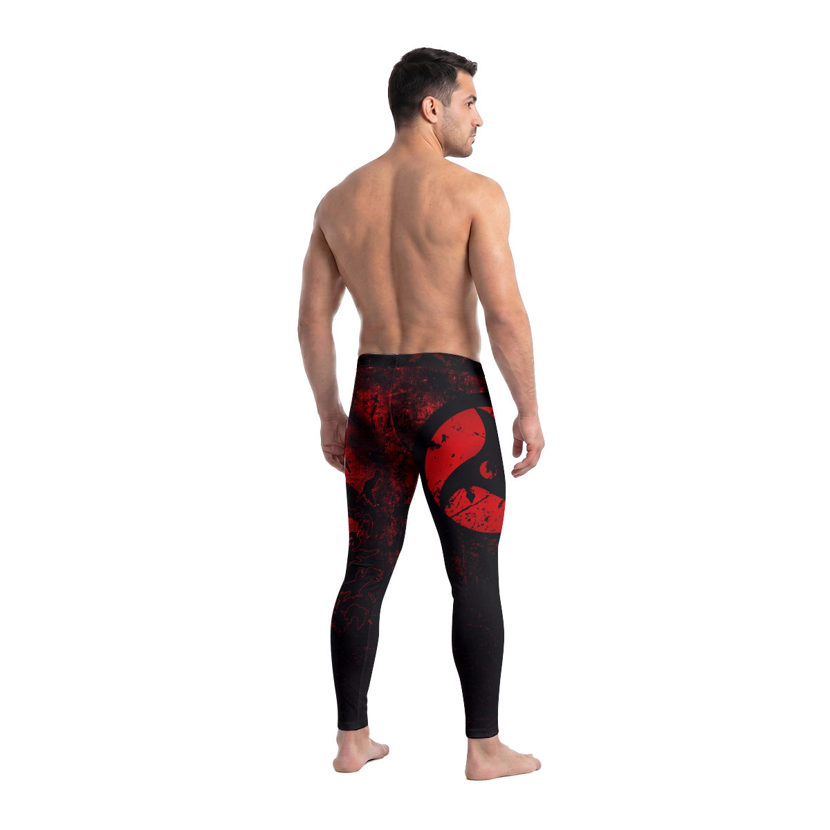  Naruto Itachi Sharingan Men's Compression Leggings