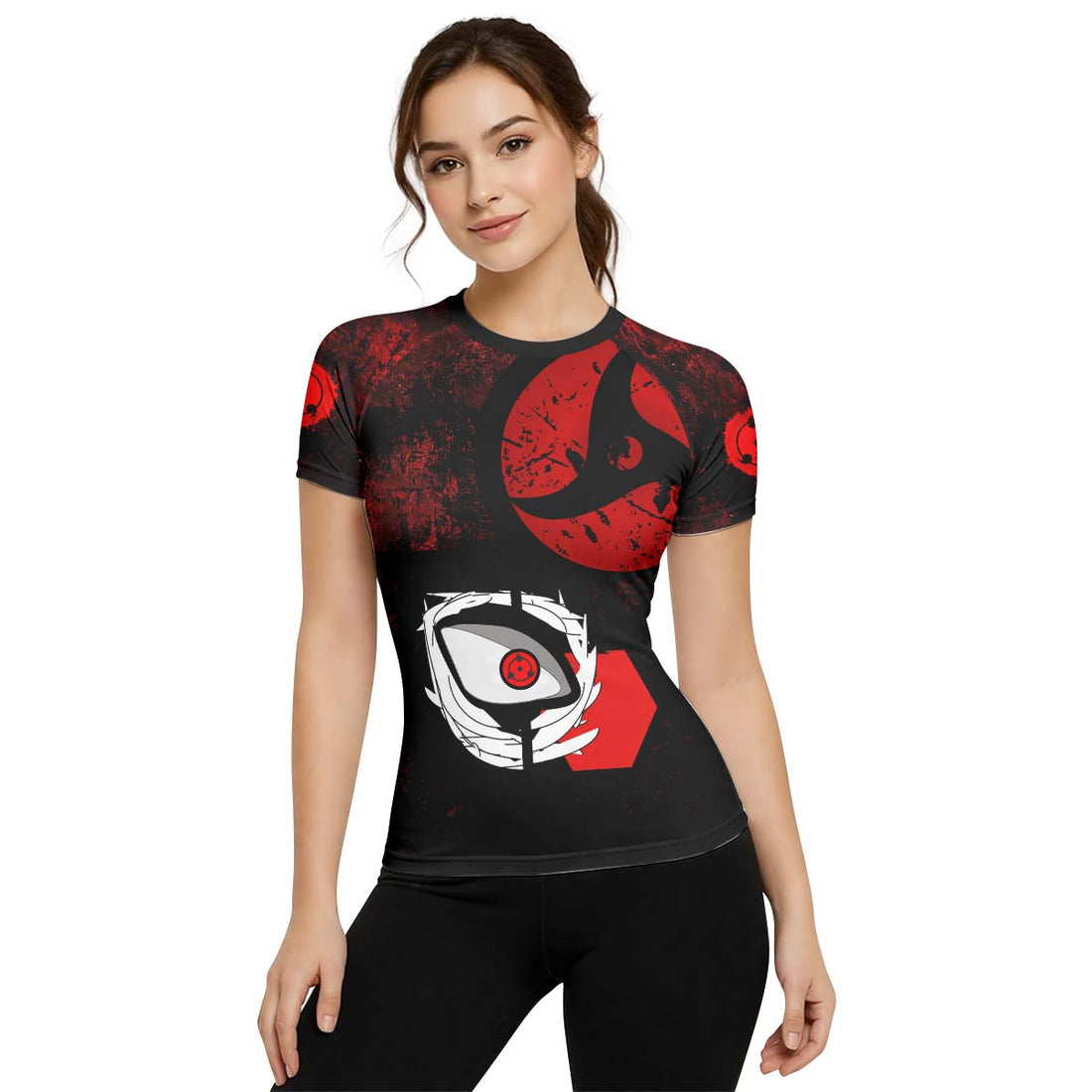  Naruto Itachi Sharingan Rash Guard