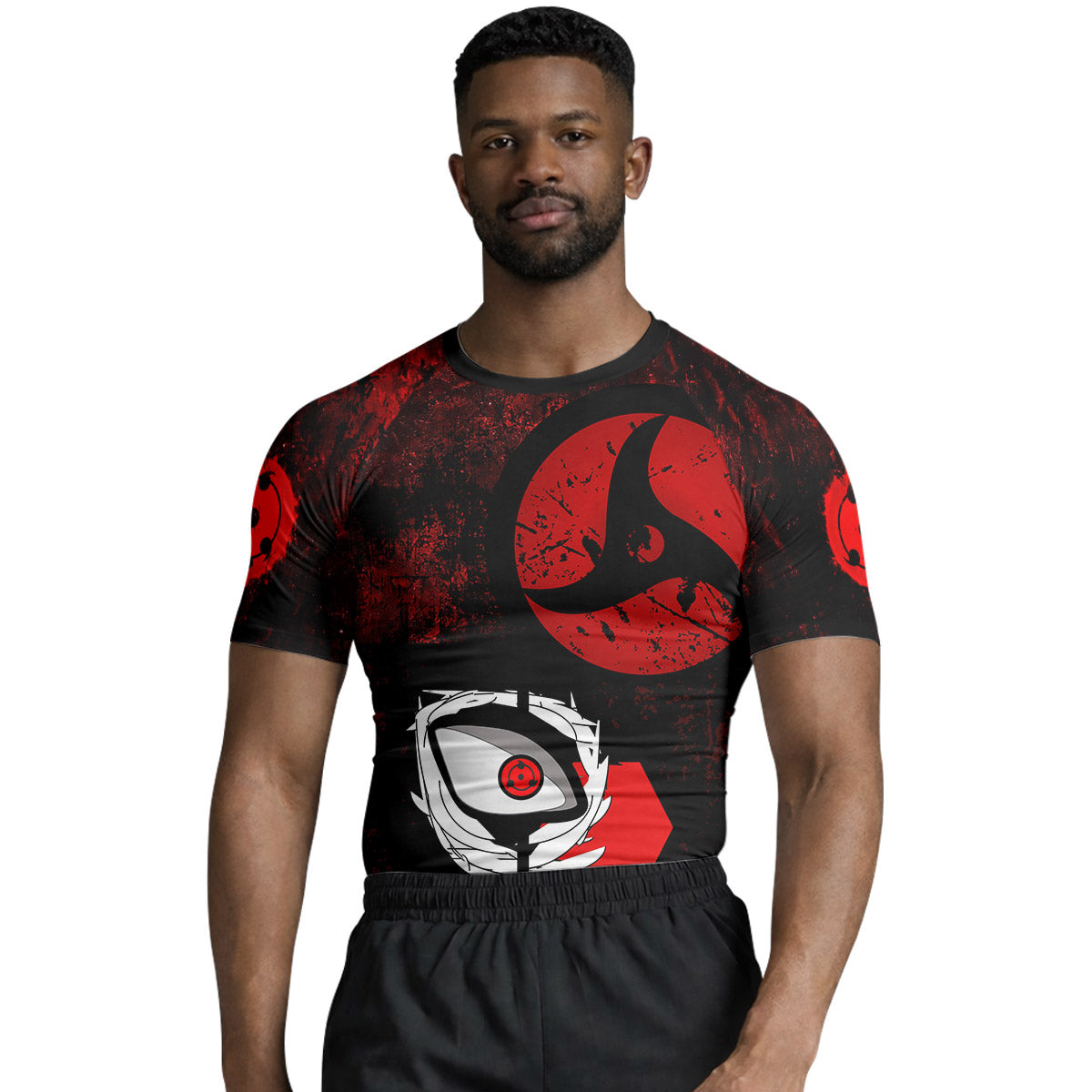  Naruto Itachi Sharingan Rash Guard