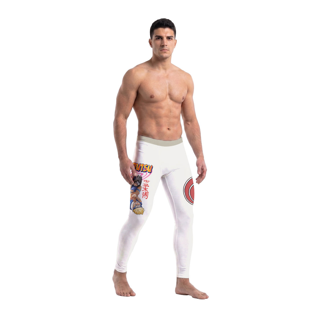  Naruto Jiu Jitsu Men's Compression Leggings