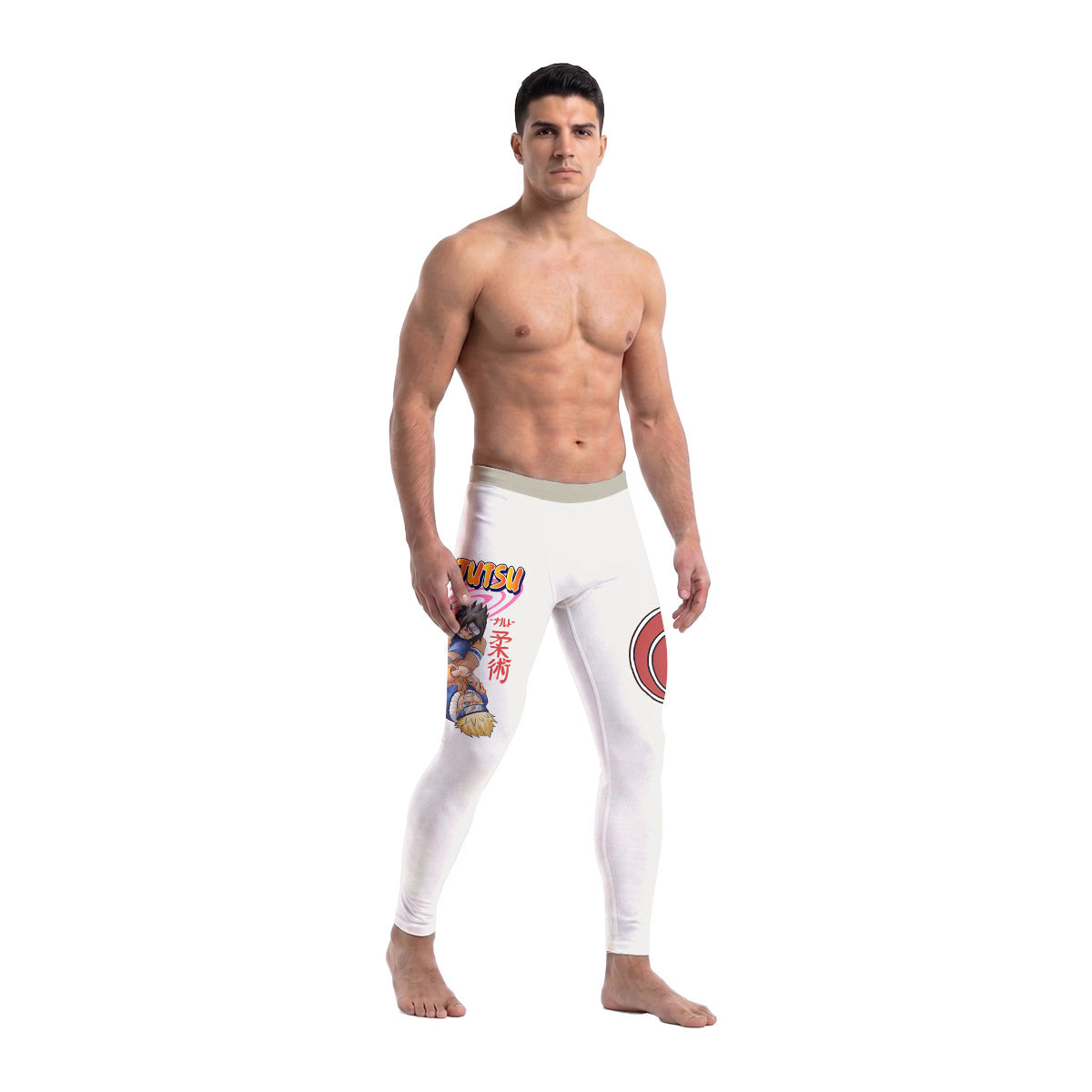  Naruto Jiu Jitsu Men's Compression Leggings