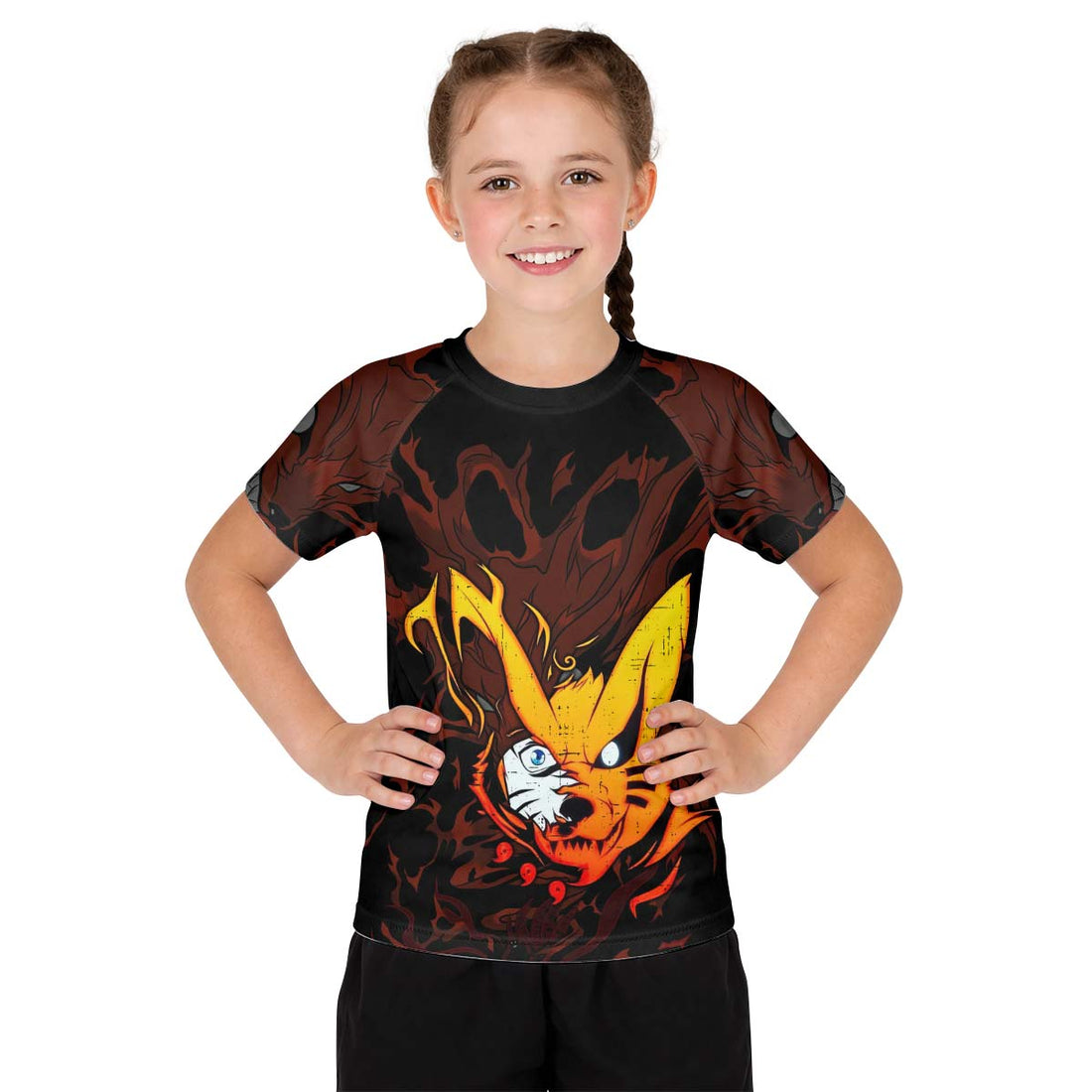  Naruto Kurama Kid Rash Guard