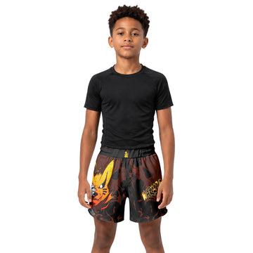 Naruto Kurama Kids Grappling Shorts