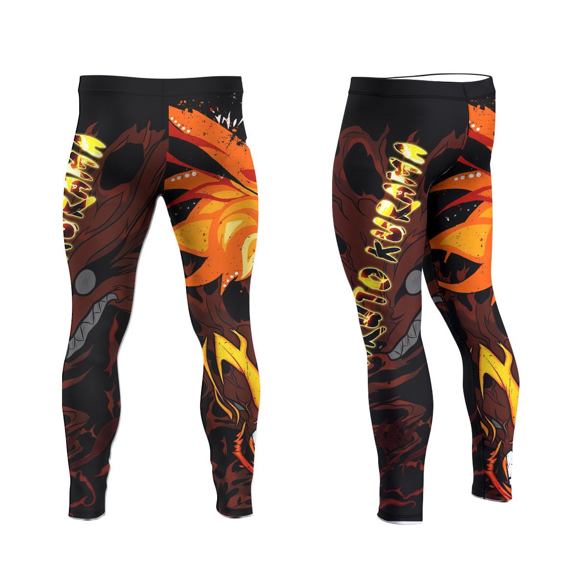  Naruto Kurama Men's Compression Leggings