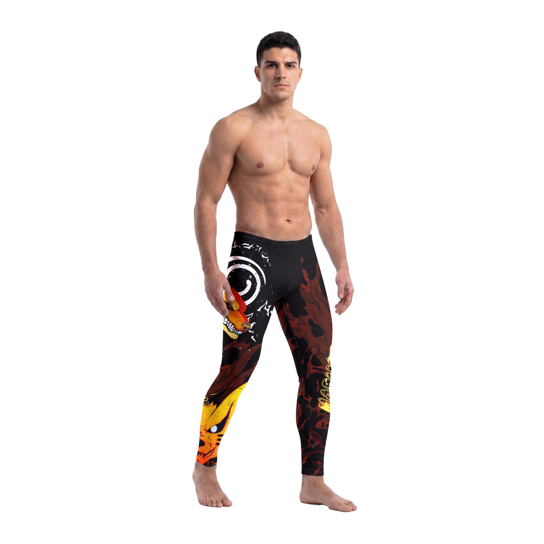  Naruto Kurama Men's Compression Leggings