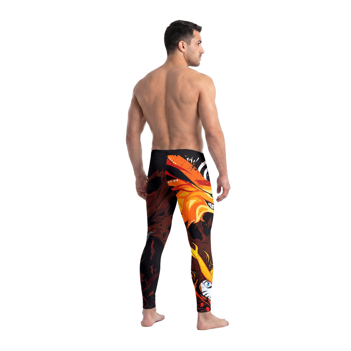  Naruto Kurama Men's Compression Leggings
