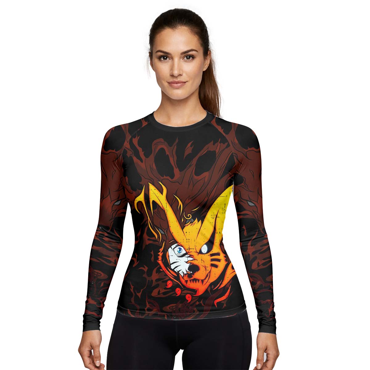  Naruto Kurama Rash Guard