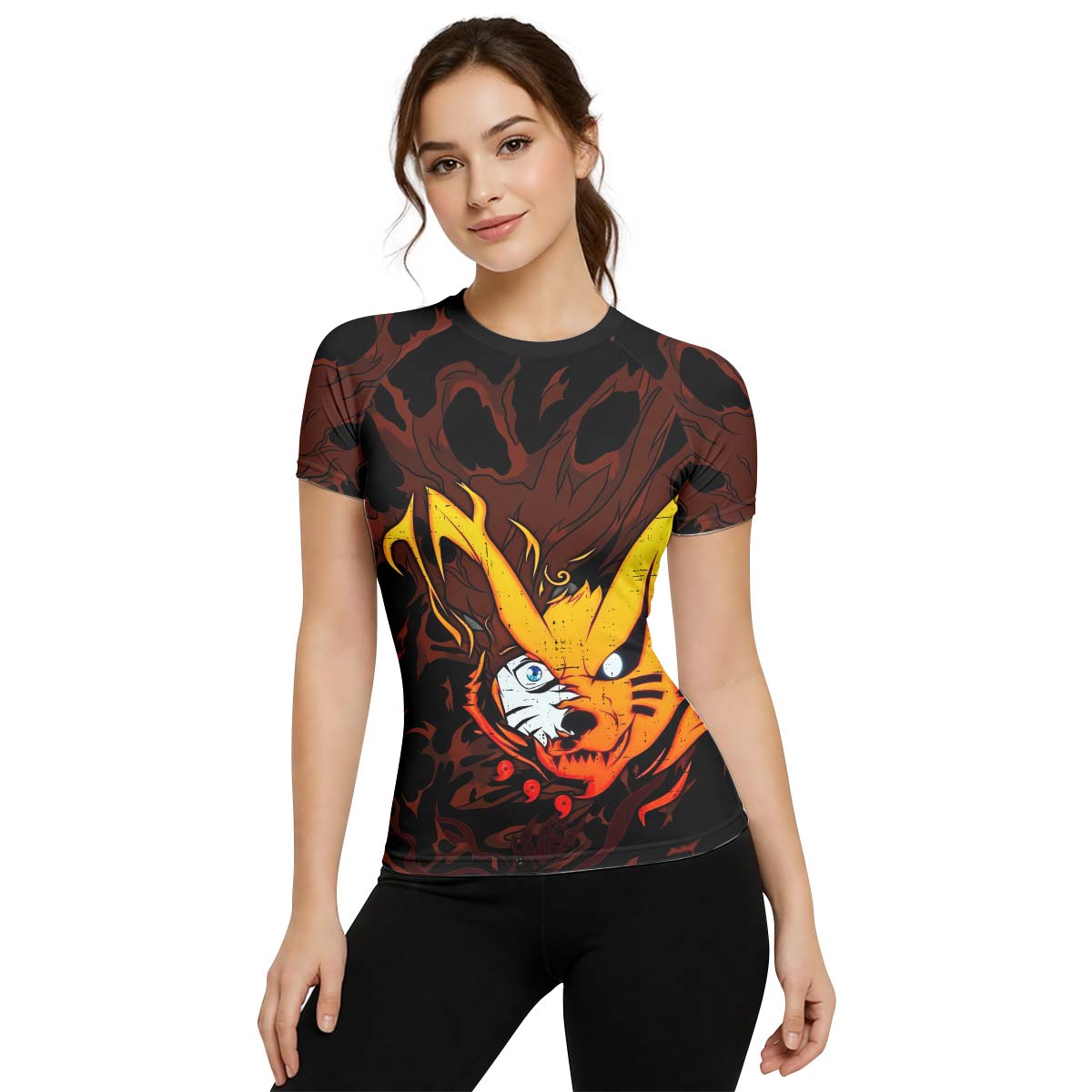  Naruto Kurama Rash Guard