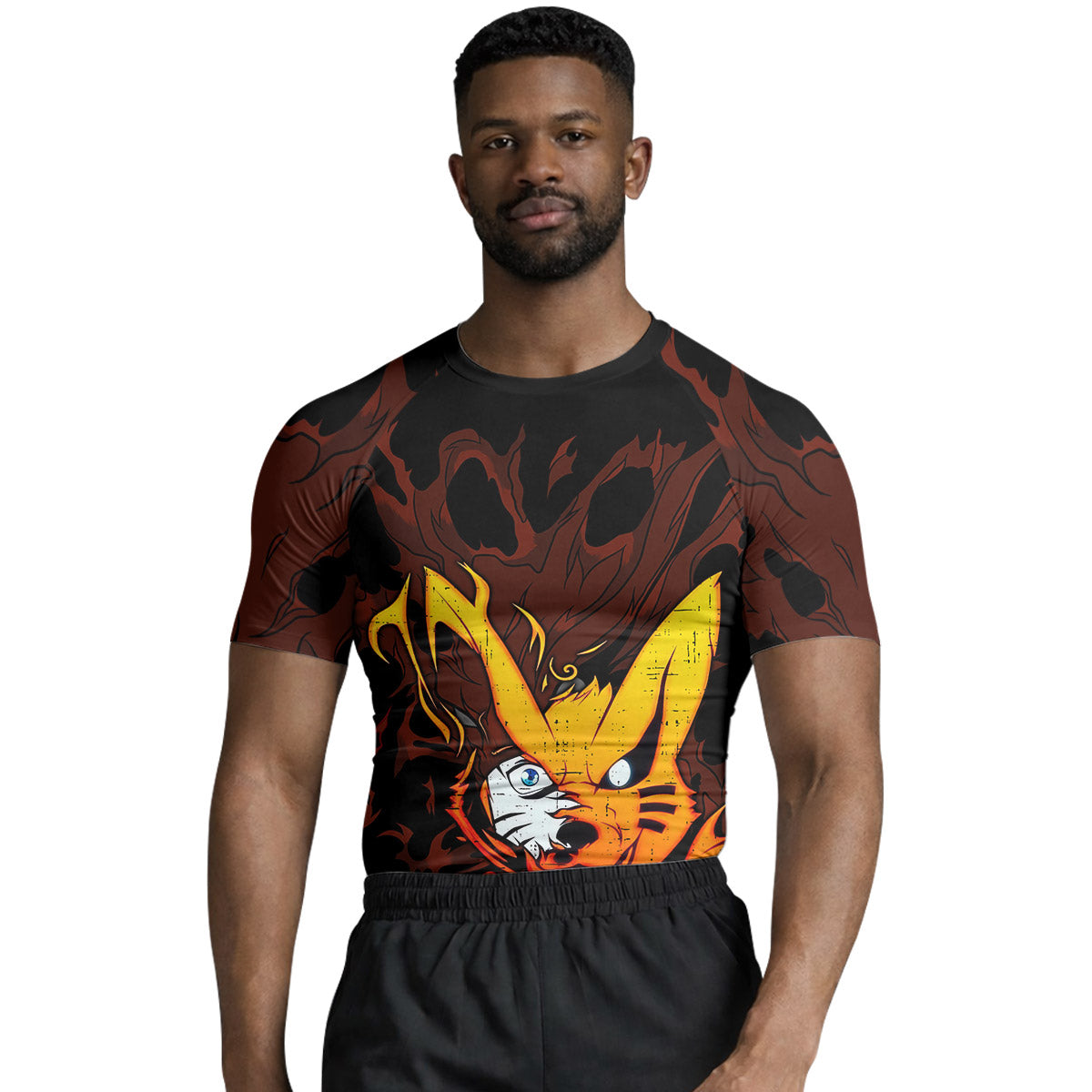  Naruto Kurama Rash Guard