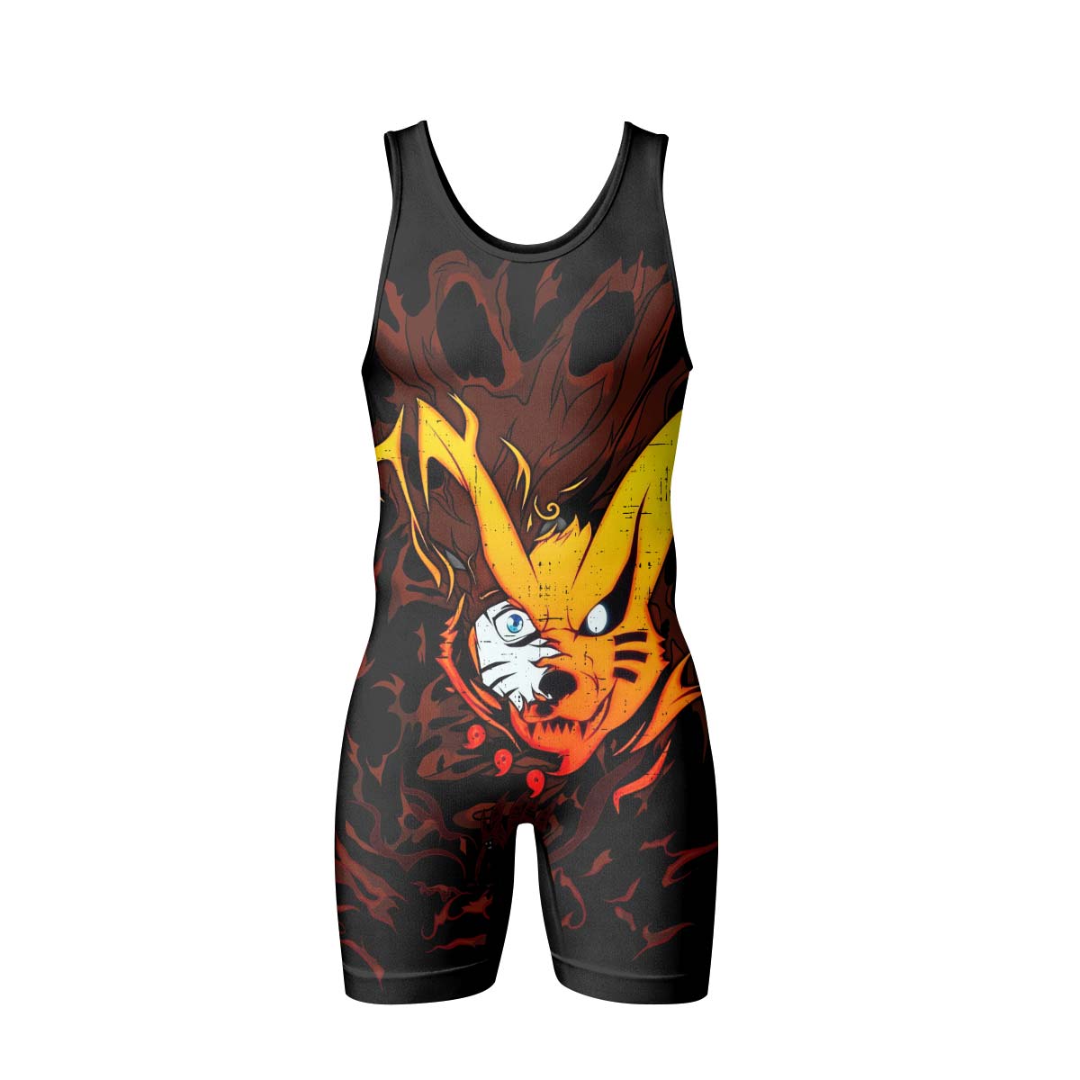  Naruto Kurama Wrestling Singlet