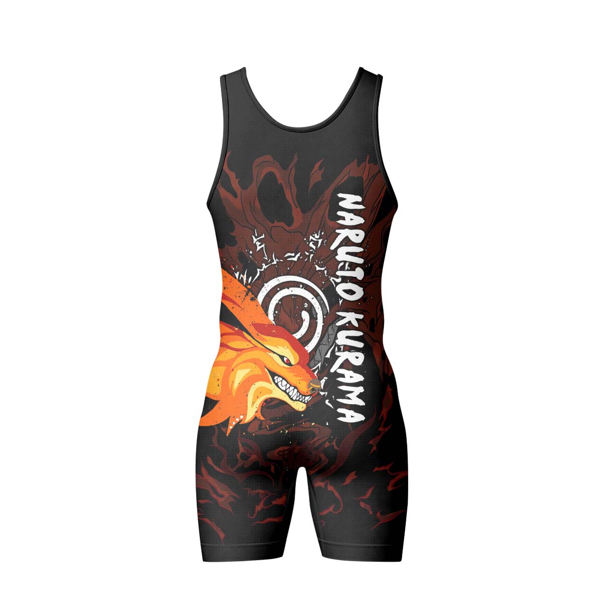 Naruto Kurama Wrestling Singlet