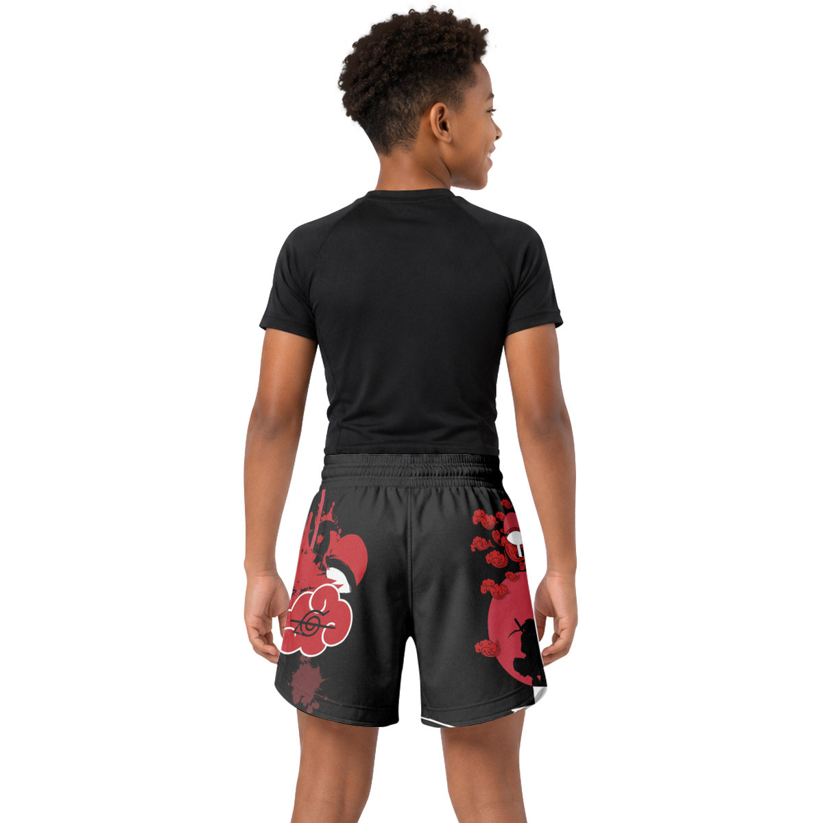 Naruto Uchiha Itachi Kids Grappling Shorts
