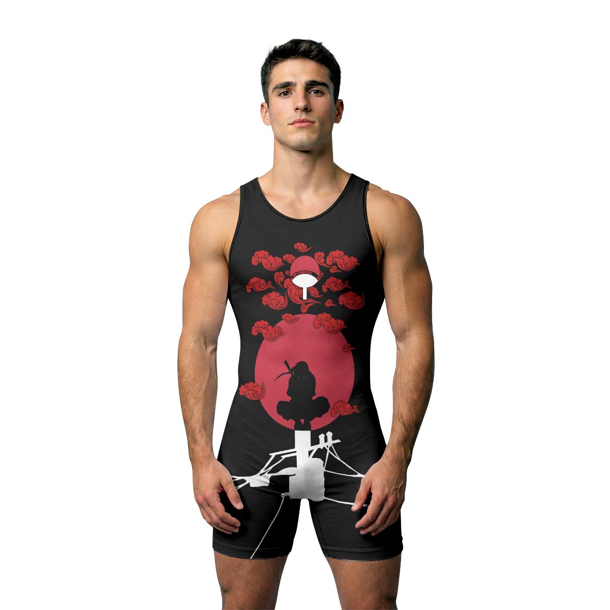  Naruto Uchiha Itachi Wrestling Singlet