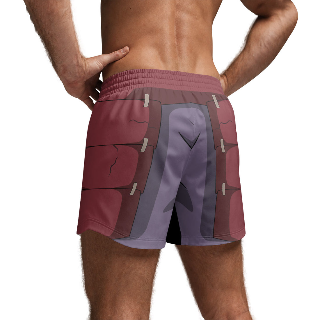 Naruto Uchiha Madara Armor Grappling Shorts