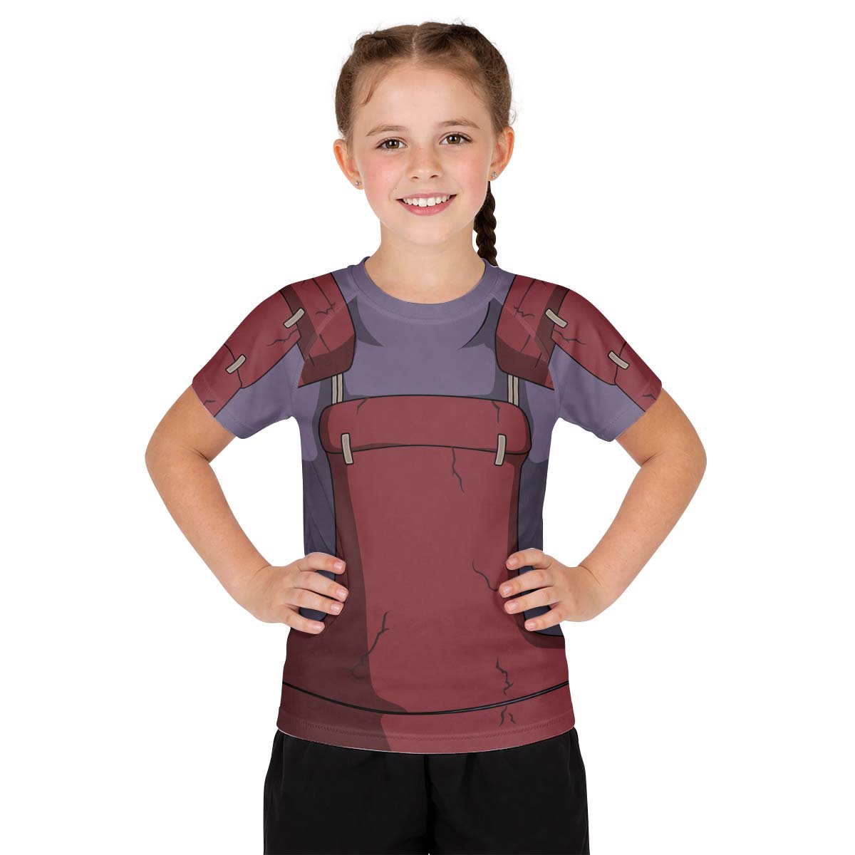 Naruto Uchiha Madara Armor Kid Rash Guard