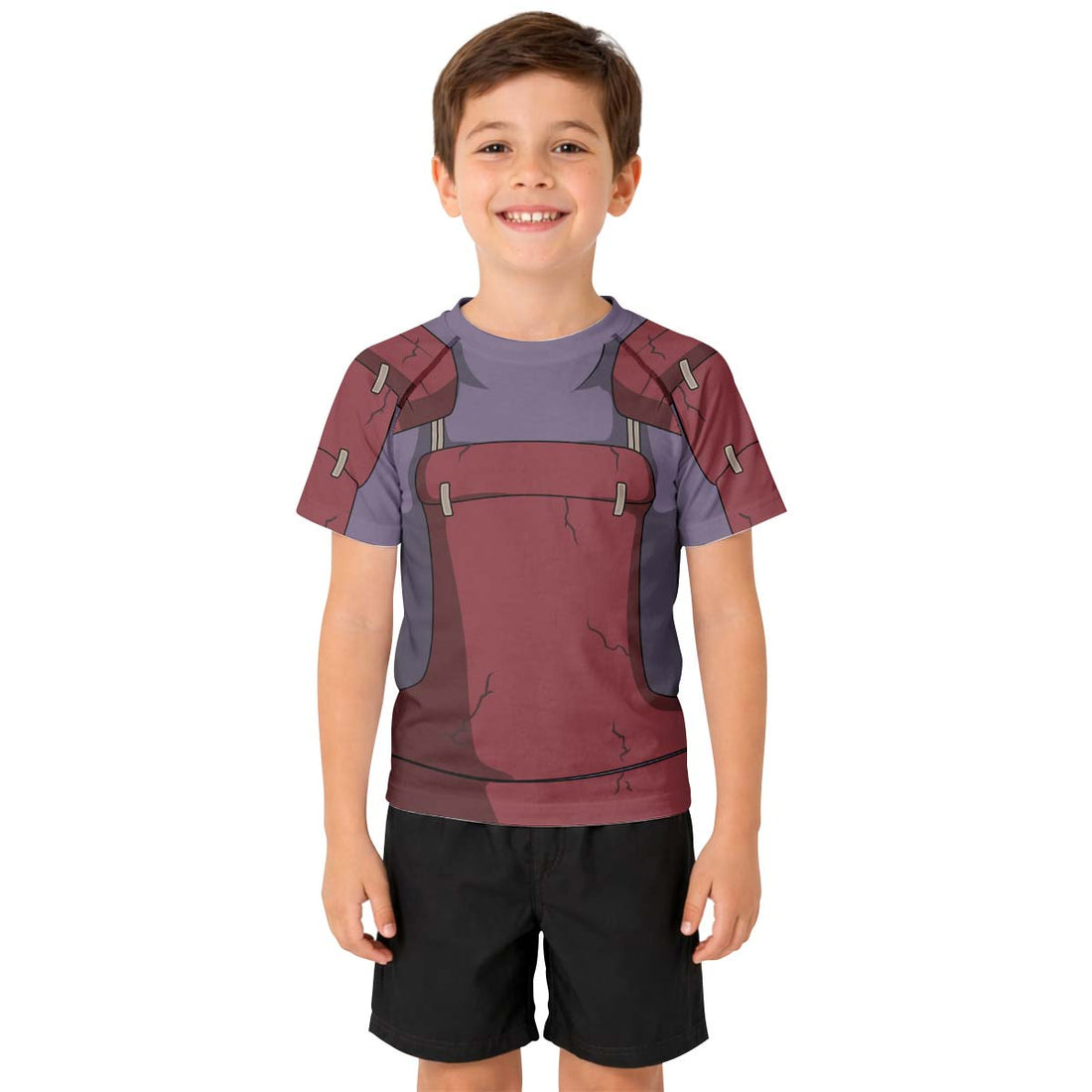 Naruto Uchiha Madara Armor Kid Rash Guard