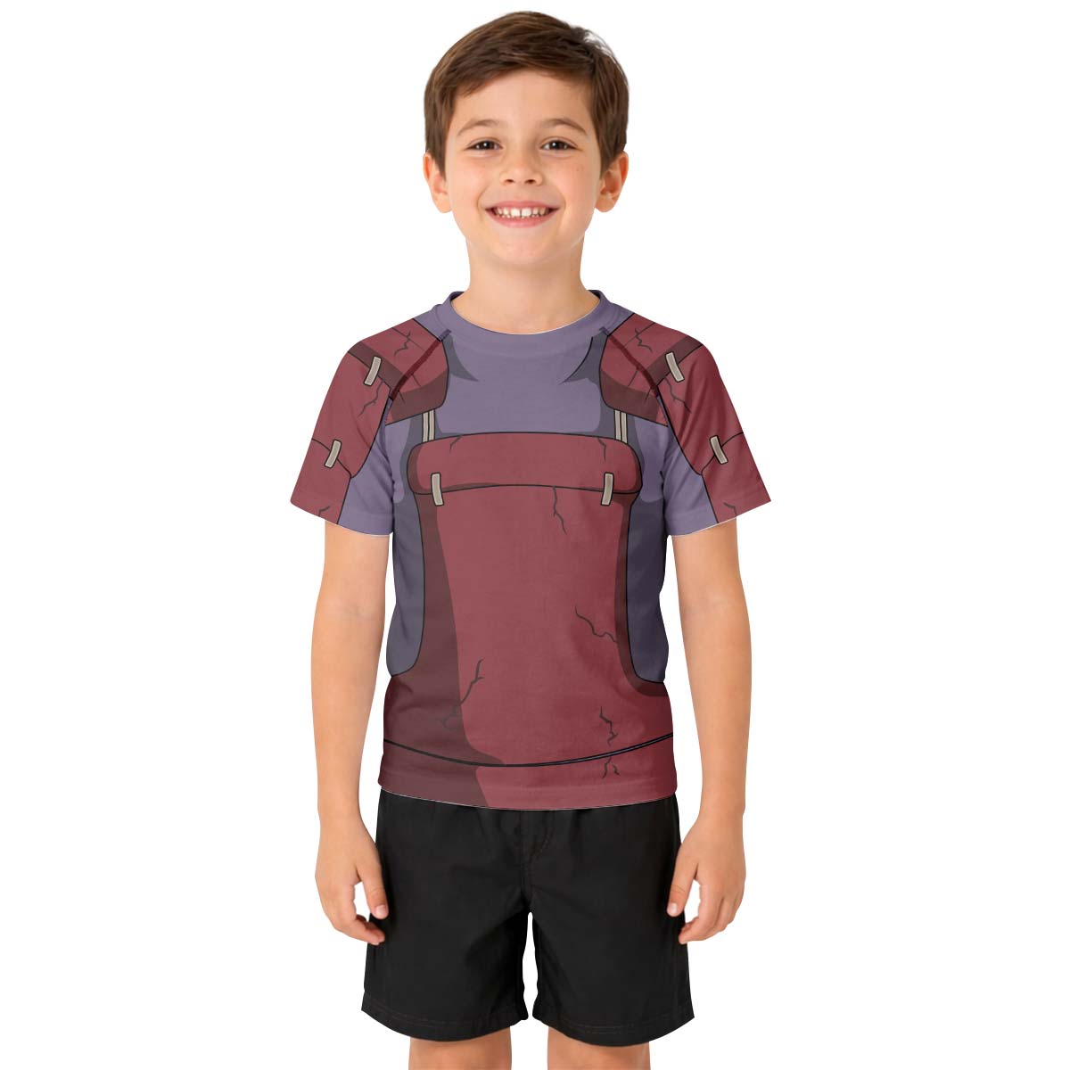 Naruto Uchiha Madara Armor Kid Rash Guard