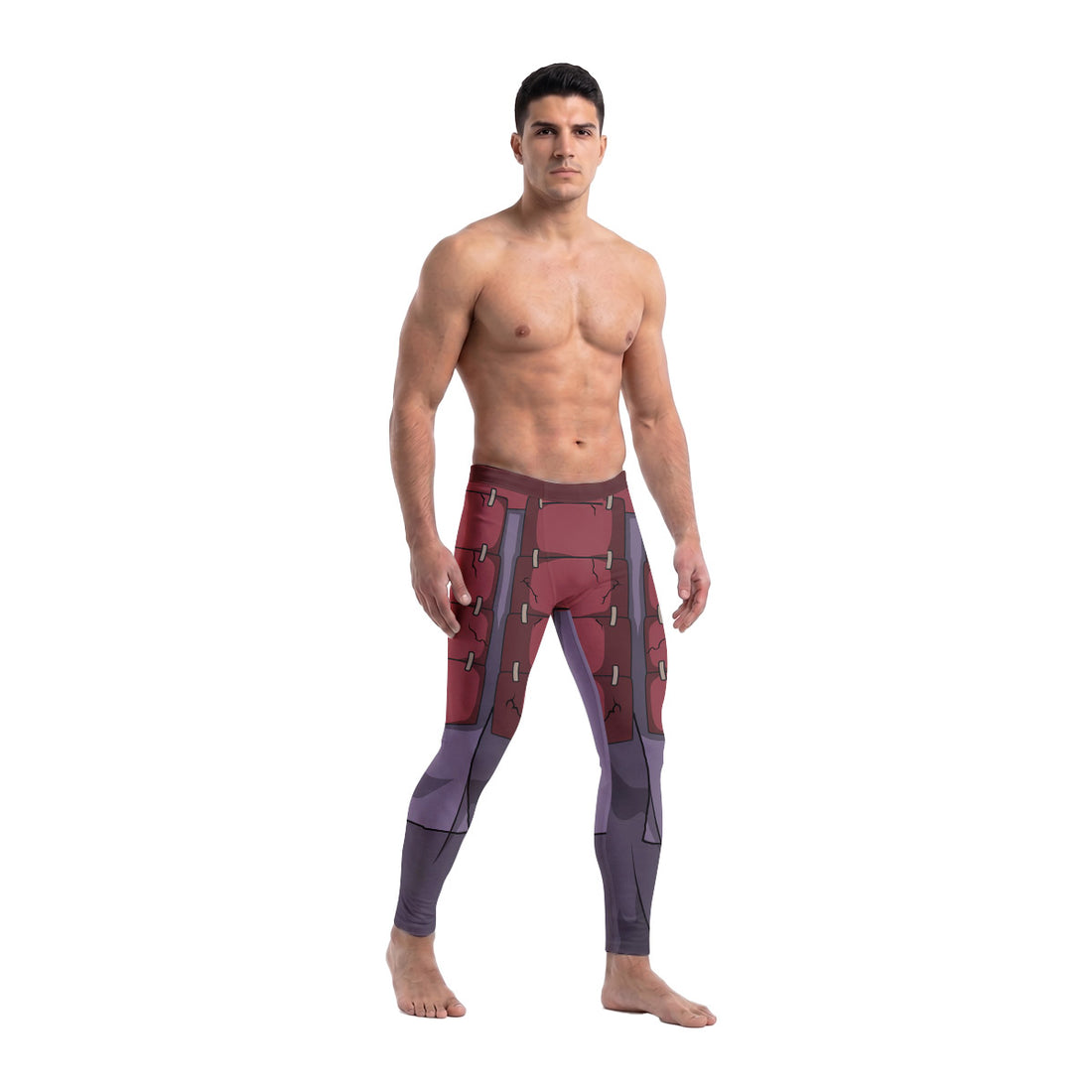  Naruto Uchiha Madara Armor Men's Compression Leggings