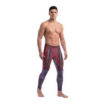  Naruto Uchiha Madara Armor Men's Compression Leggings