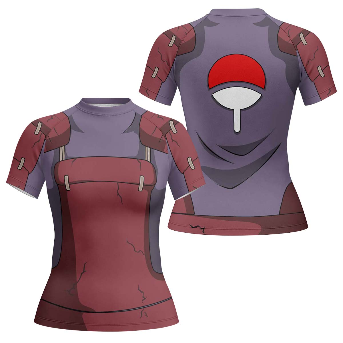 Naruto Uchiha Madara Armor Rash Guard