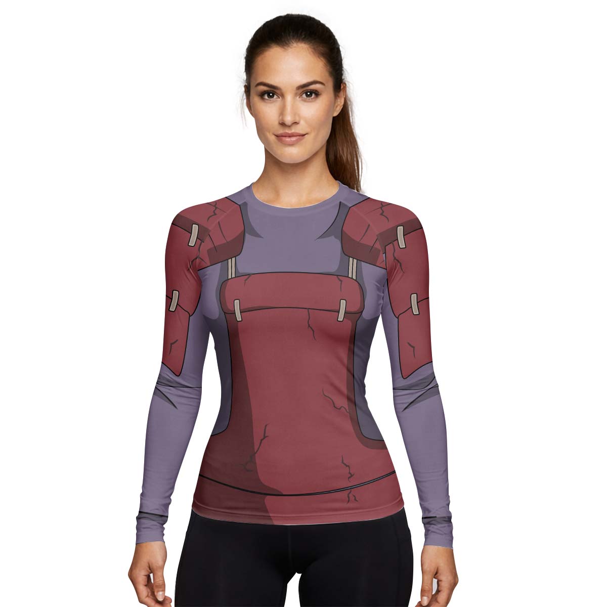 Naruto Uchiha Madara Armor Rash Guard
