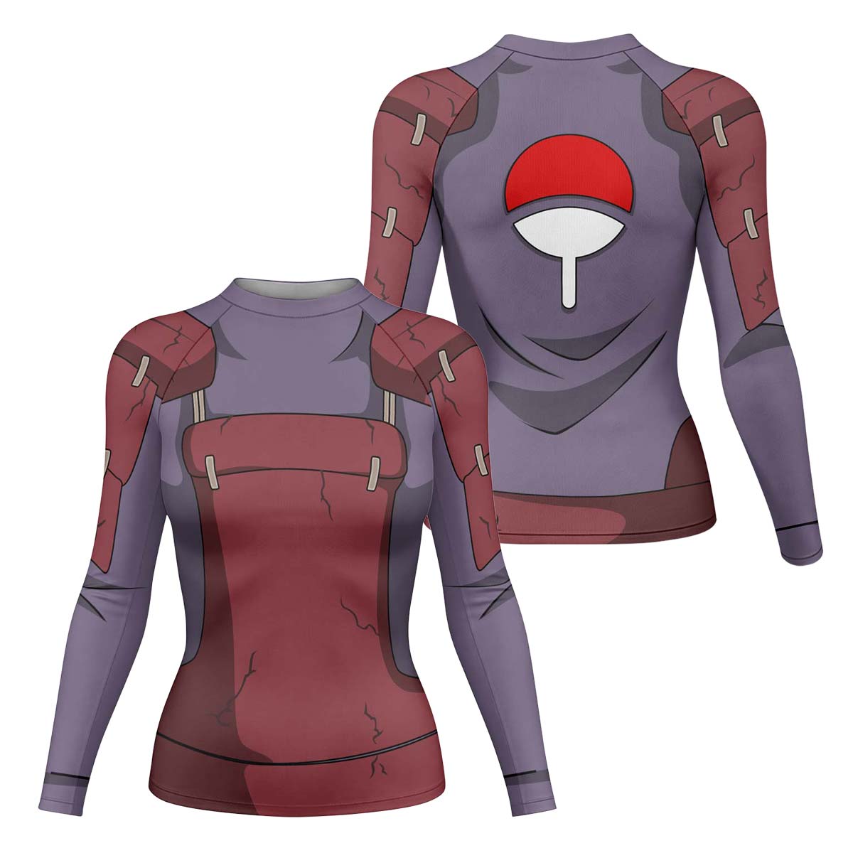 Naruto Uchiha Madara Armor Rash Guard