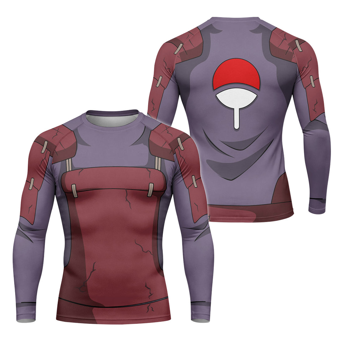 Naruto Uchiha Madara Armor Rash Guard