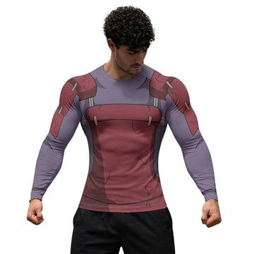 Naruto Uchiha Madara Armor Rash Guard